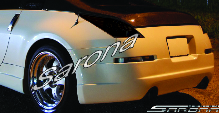 Custom Nissan 350Z  Coupe Rear Lip/Diffuser (2003 - 2008) - $350.00 (Part #NS-010-RA)